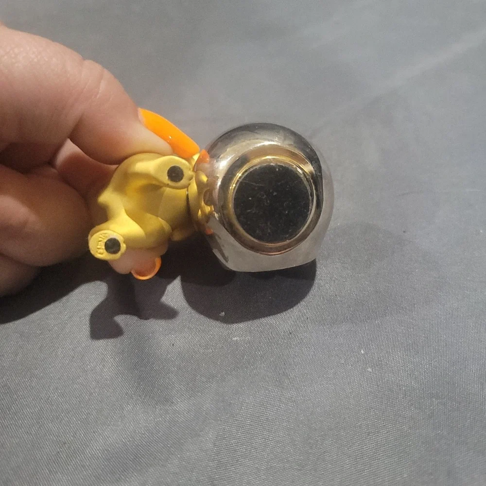 Elgin Miniature Collectable Desk Clock Cat Needs Batteries